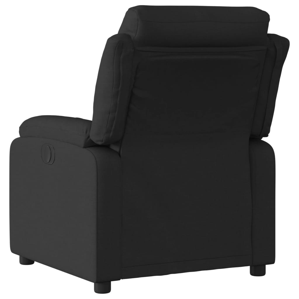 Fauteuil Verstelbaar Stof Zwart