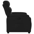 Fauteuil Verstelbaar Stof Zwart