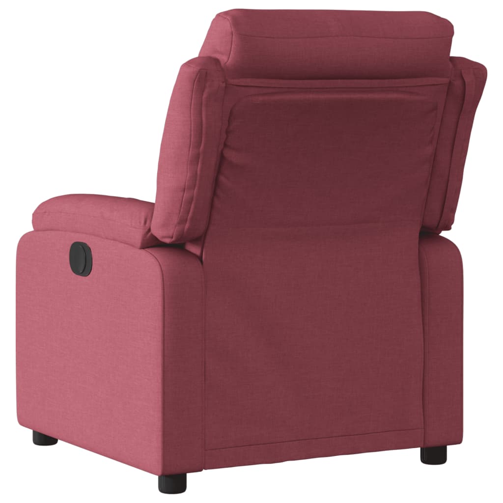 Fauteuil Verstelbaar Stof Wijnrood