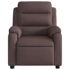 Fauteuil Verstelbaar Stof Donkerbruin