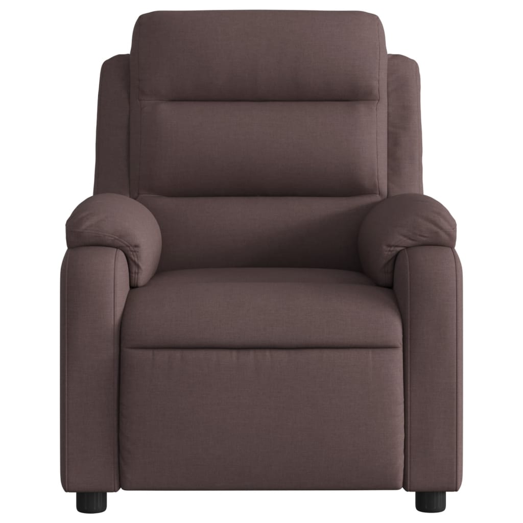 Fauteuil Verstelbaar Stof Donkerbruin