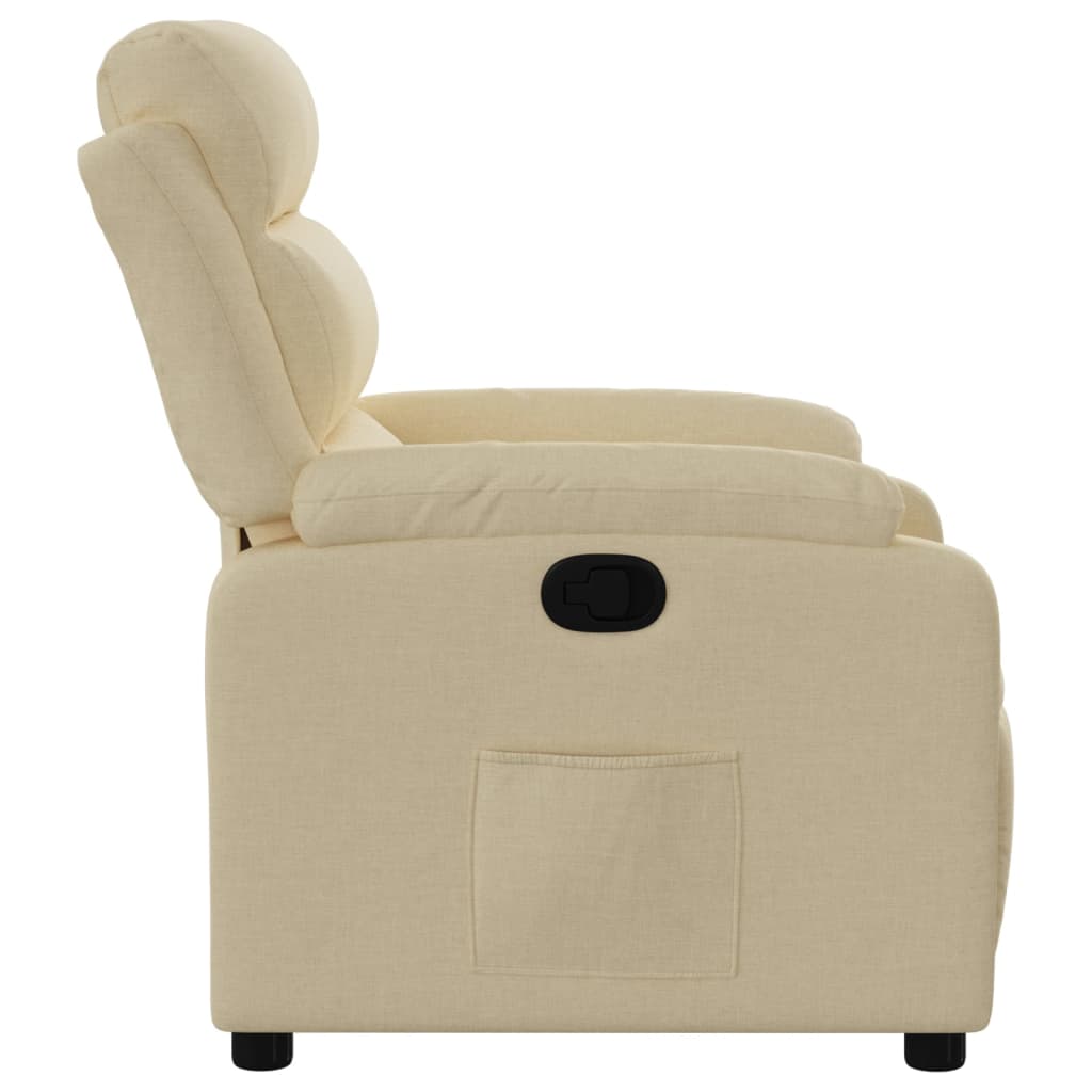 Fauteuil Verstelbaar Stof Kleurig Crème