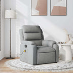 Fauteuil Verstelbaar Stof Lichtgrijs