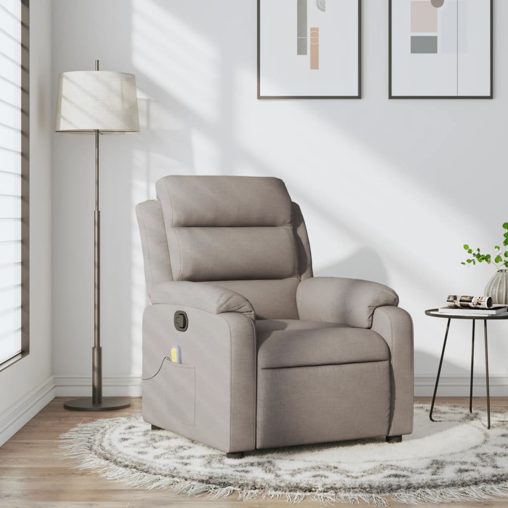 Fauteuil Verstelbaar Stof Taupe