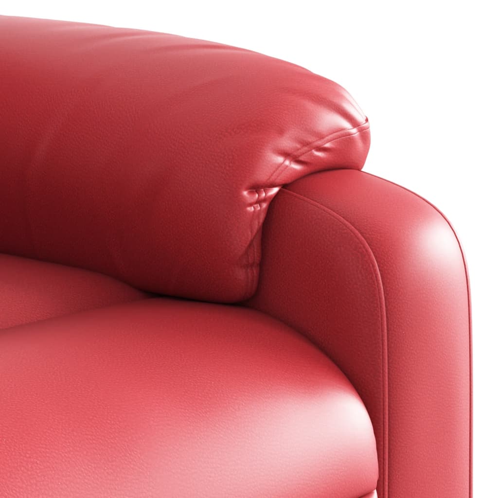 Massagestoel Verstelbaar Kunstleer Rood