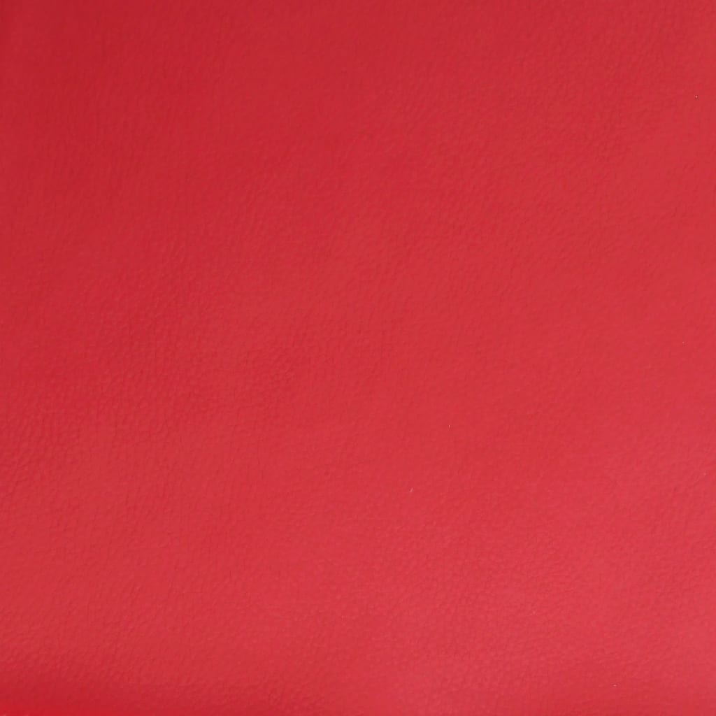 Fauteuil Verstelbaar Kunstleer Rood