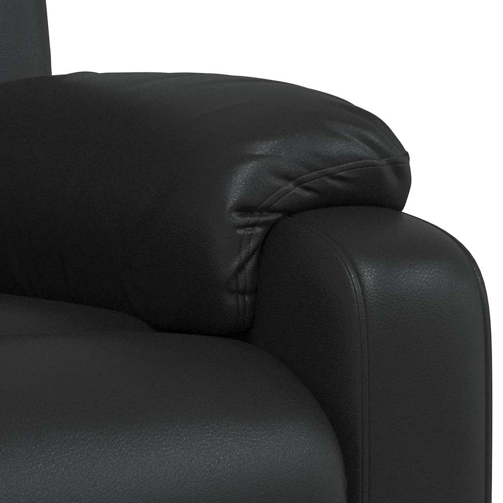 Massagestoel Verstelbaar Kunstleer Zwart