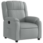 Fauteuil Verstelbaar Stof Lichtgrijs