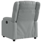Fauteuil Verstelbaar Stof Lichtgrijs