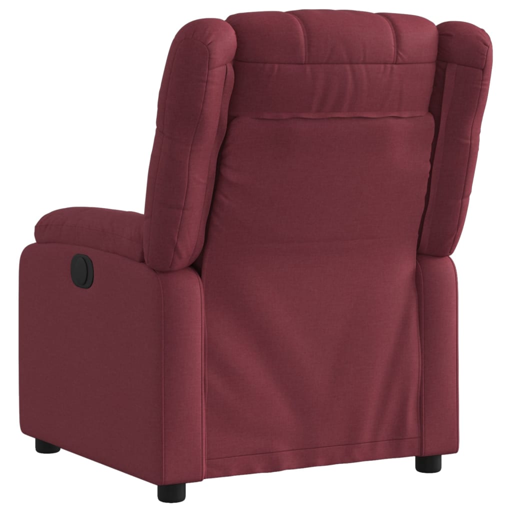 Fauteuil Verstelbaar Stof Wijnrood