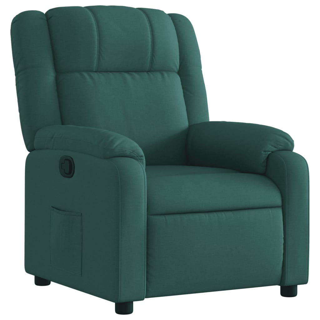 Fauteuil Verstelbaar Stof Donkergroen