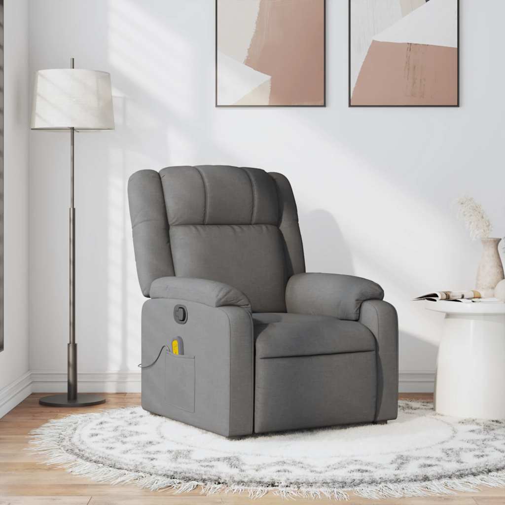 Fauteuil Verstelbaar Stof Donkergrijs