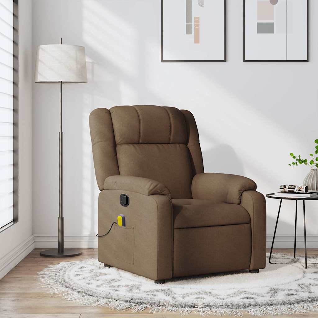 Fauteuil Verstelbaar Stof Bruin
