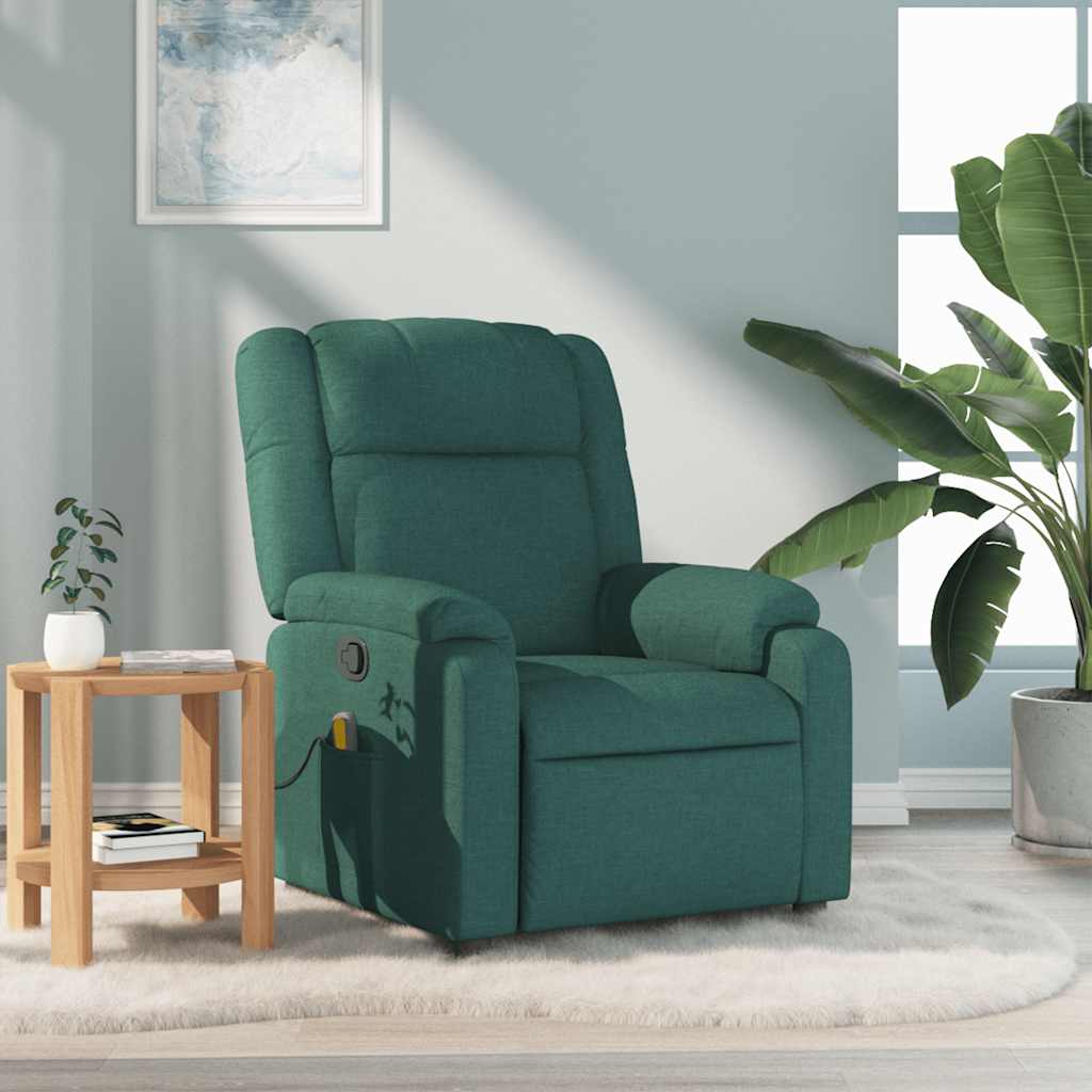 Fauteuil Verstelbaar Stof Donkergroen