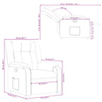 Fauteuil Verstelbaar Kunstleer Rood