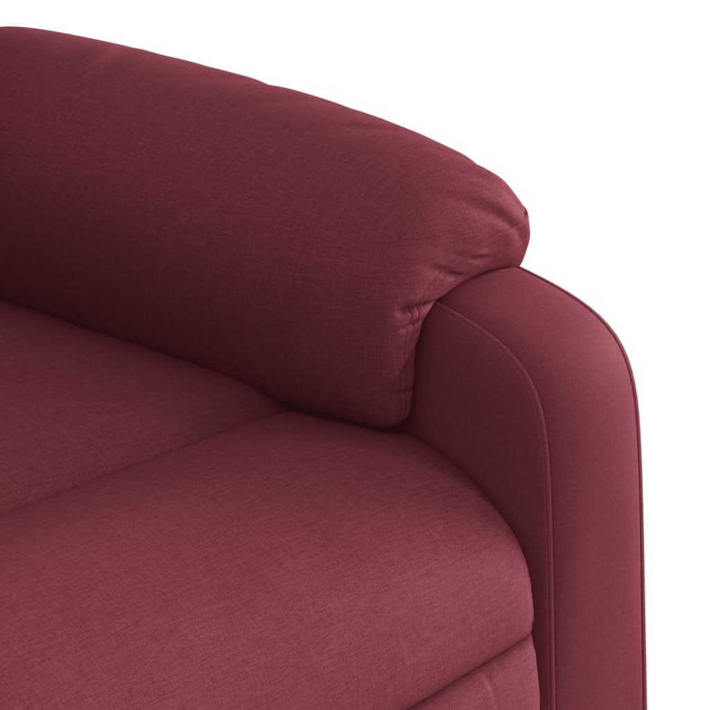 Fauteuil Verstelbaar Stof Wijnrood