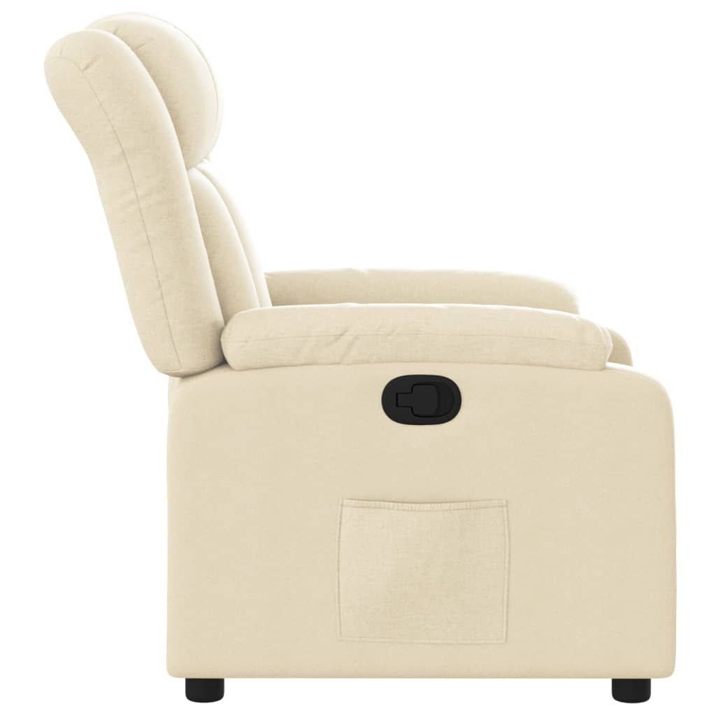 Fauteuil Verstelbaar Stof Kleurig Crème