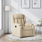 Fauteuil Verstelbaar Stof Kleurig Crème