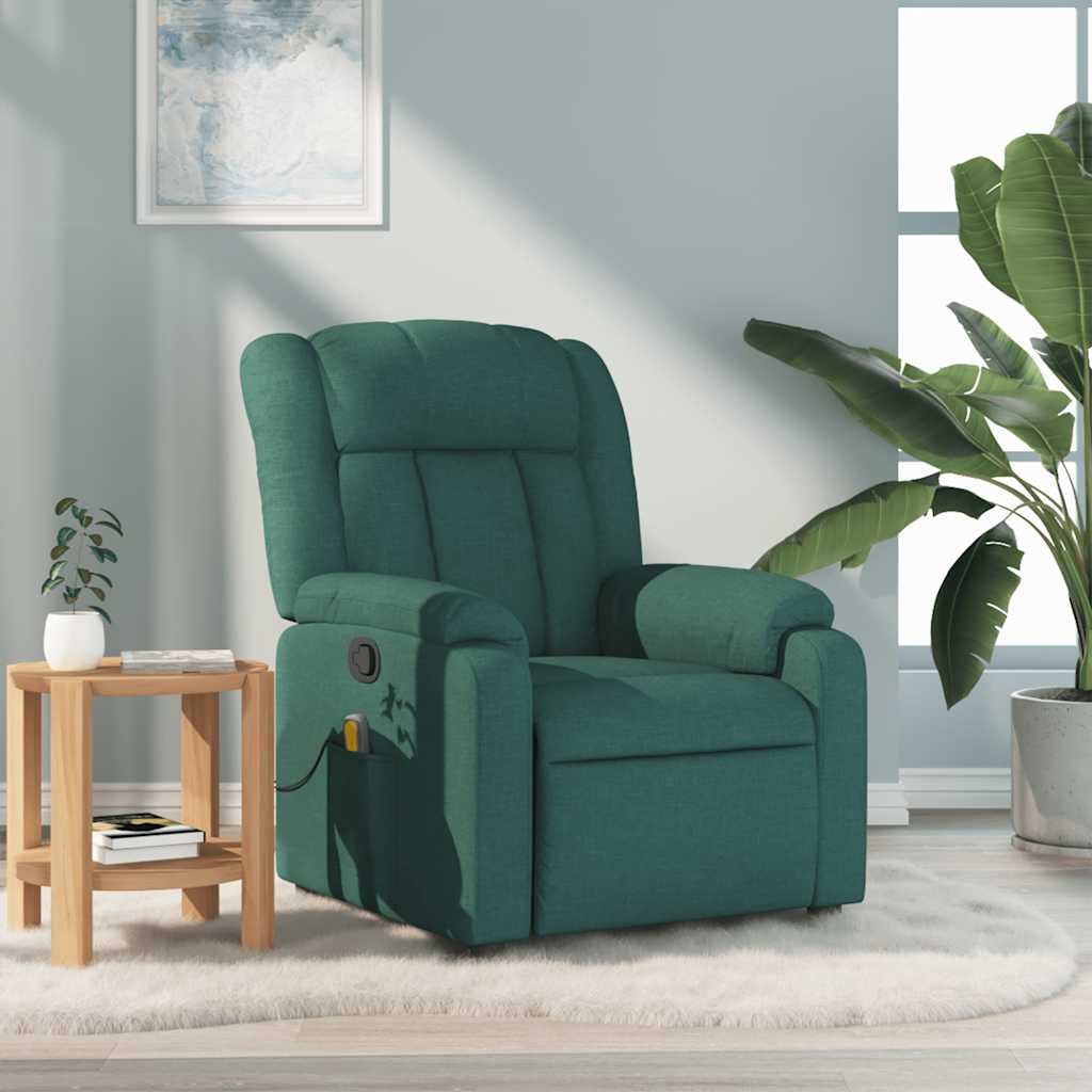 Fauteuil Verstelbaar Stof Donkergroen