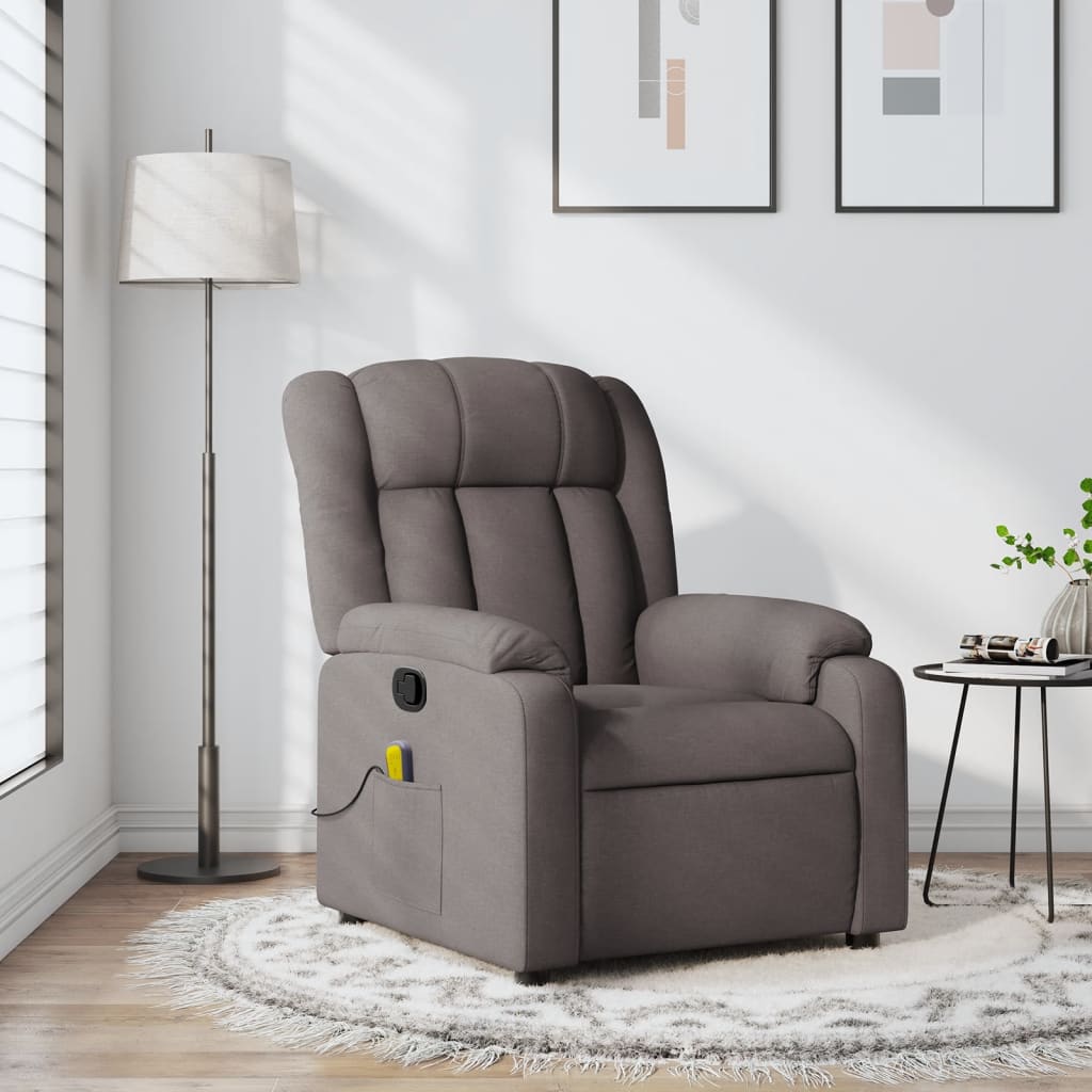 Fauteuil Verstelbaar Stof Taupe