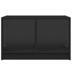 Salontafel Met Glazen Deuren 68X50X42 Cm