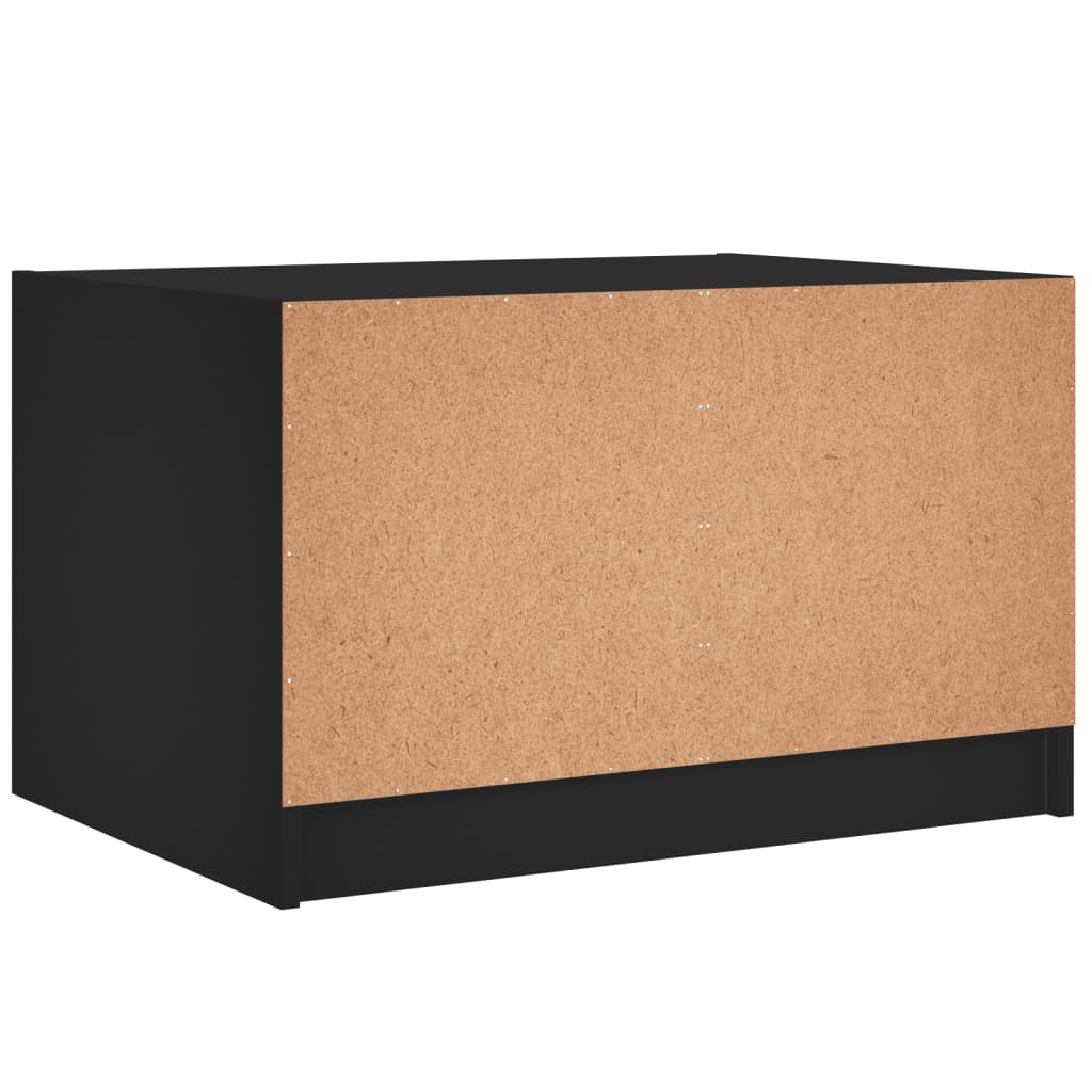 Salontafel Met Glazen Deuren 68X50X42 Cm