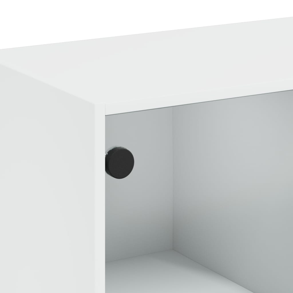 Salontafel Met Glazen Deuren 102X50X42 Cm