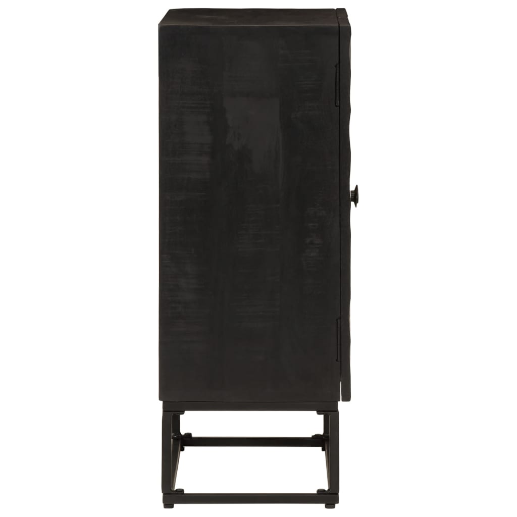 Dressoir Massief Mangohout En Ijzer Zwart
