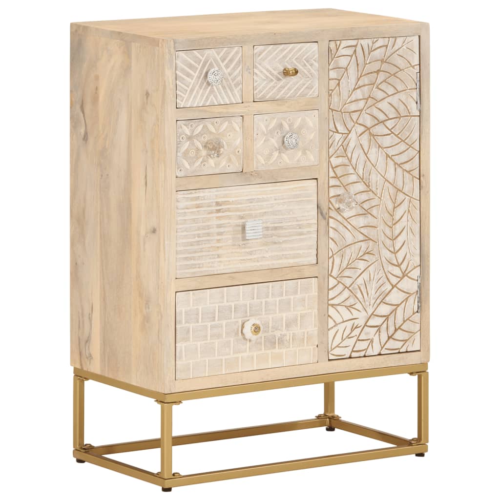 Dressoir Massief Mangohout En Ijzer