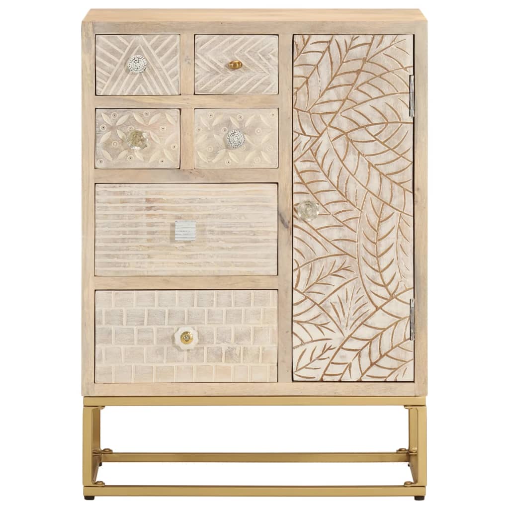 Dressoir Massief Mangohout En Ijzer