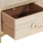 Dressoir Massief Mangohout En Ijzer