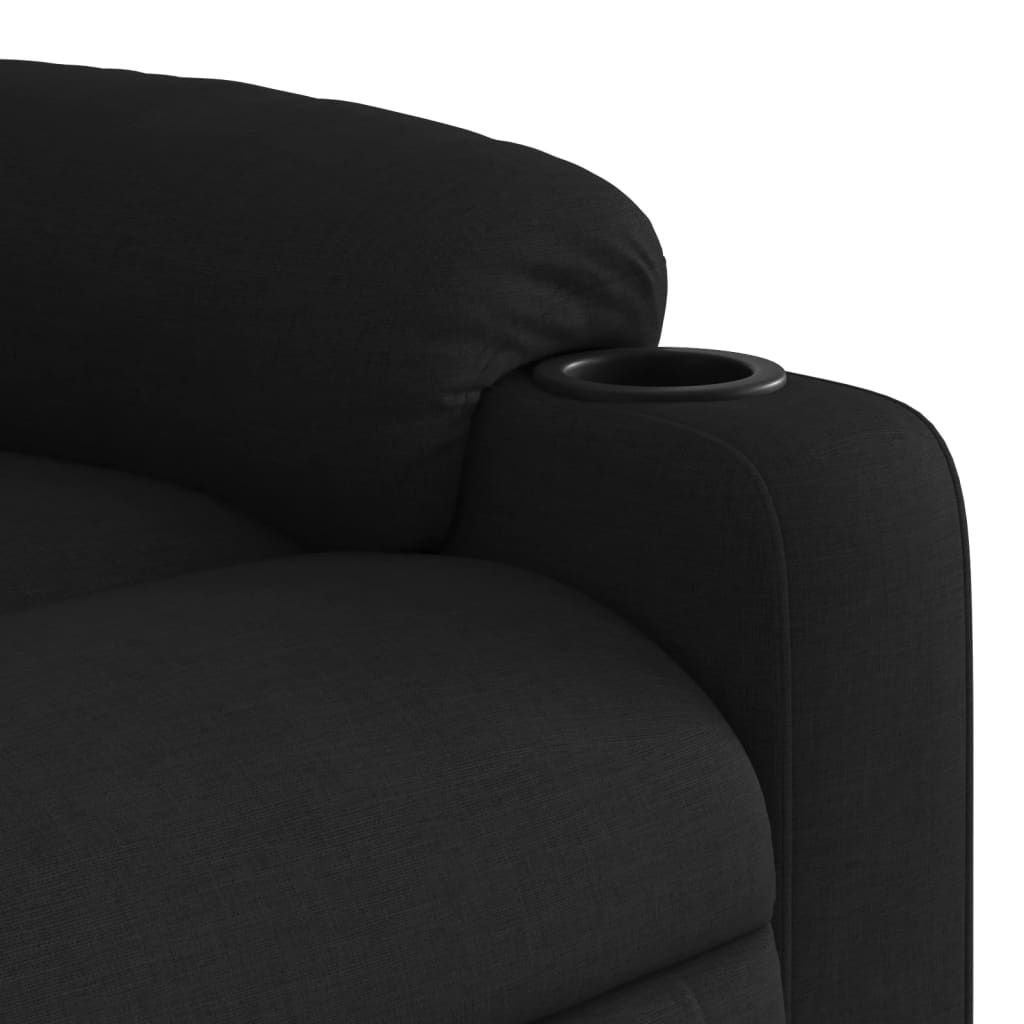 Massagestoel Stof Zwart