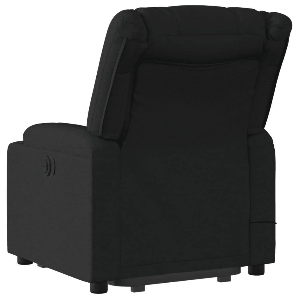 Sta-Op-Massagestoel Stof Zwart