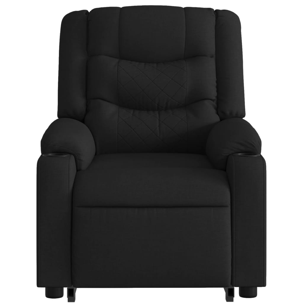 Sta-Op-Massagestoel Stof Zwart