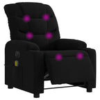 Massagestoel Stof Zwart