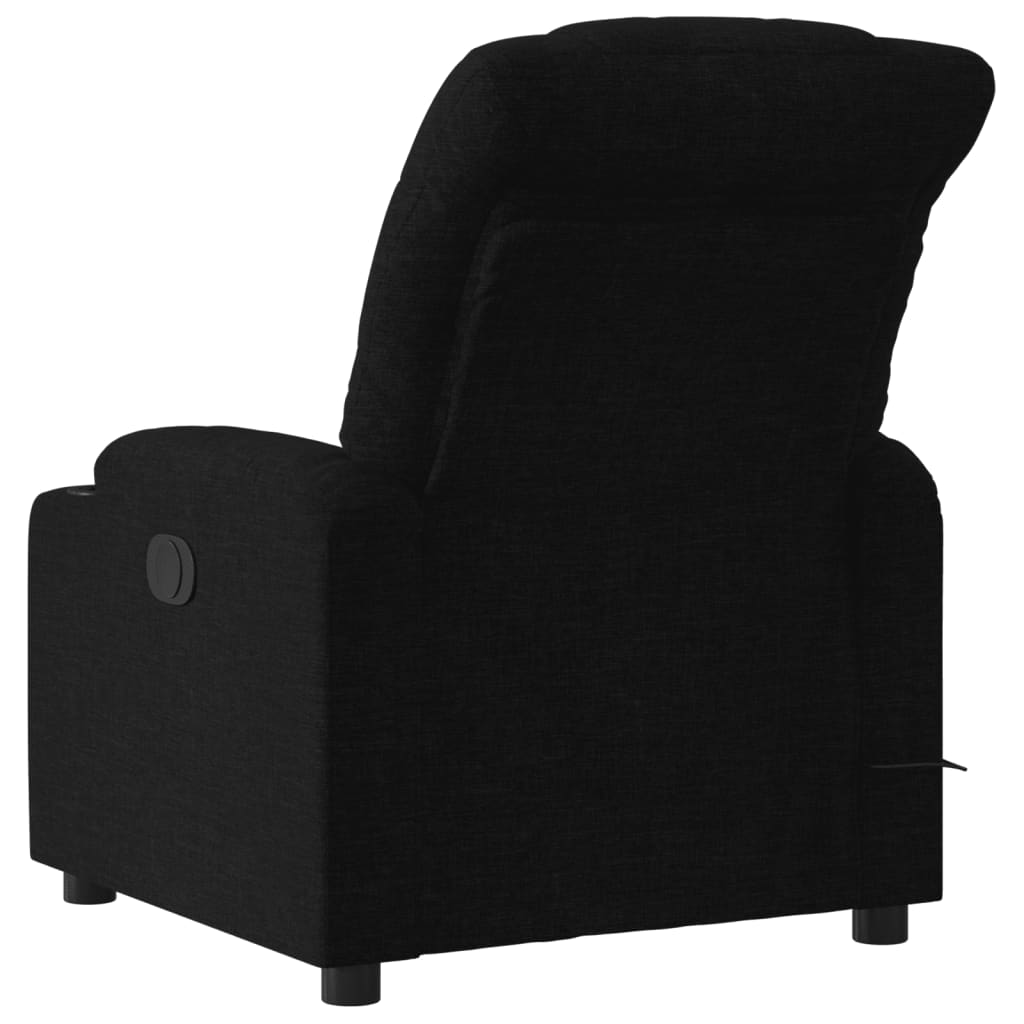 Massagestoel Stof Zwart