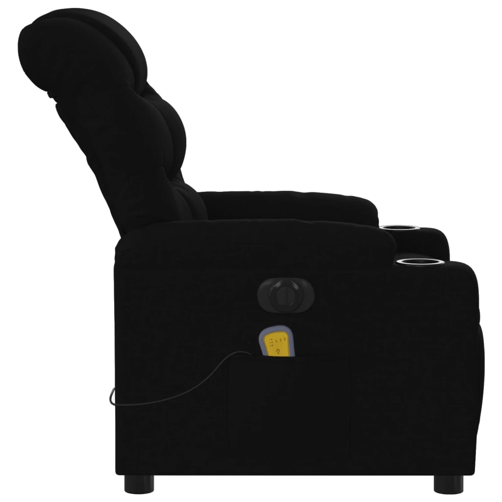 Massagestoel Stof Zwart