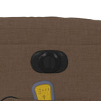 Massagestoel Stof Bruin