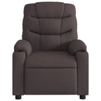 Massagestoel Stof Donkerbruin
