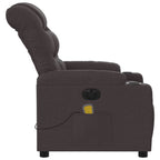 Massagestoel Stof Donkerbruin