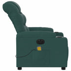 Massagestoel Stof Donkergroen
