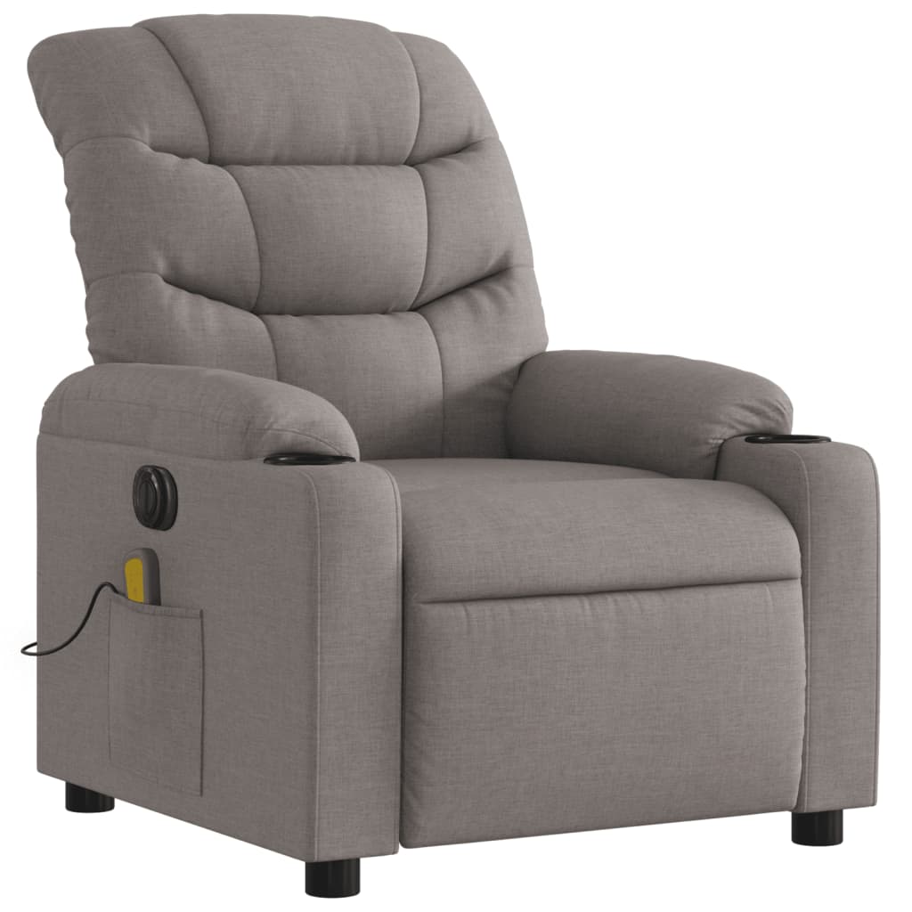 Massagestoel Stof Taupe