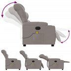 Massagestoel Stof Taupe