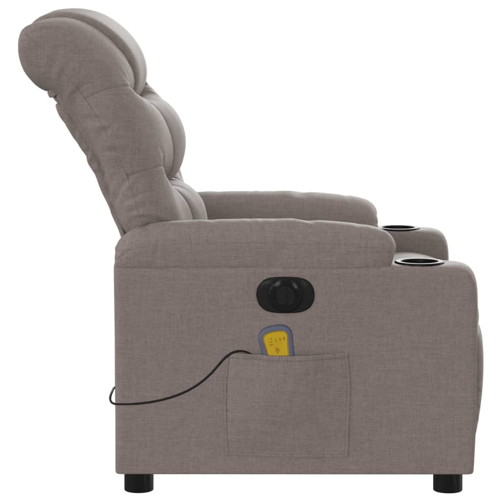Massagestoel Stof Taupe