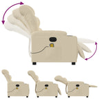 Massagestoel Stof Kleurig Crème