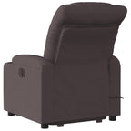 Sta-Op-Massagestoel Stof Donkerbruin