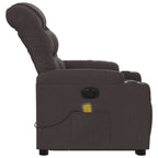 Sta-Op-Massagestoel Stof Donkerbruin
