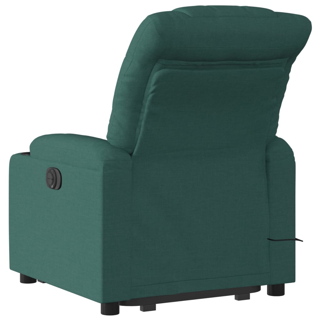 Sta-Op-Massagestoel Stof Donkergroen