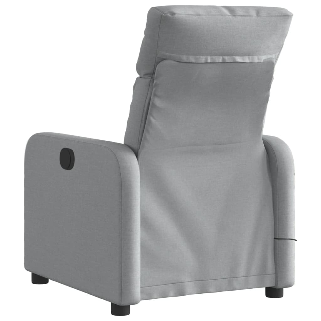 Massagestoel Stof Lichtgrijs