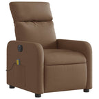Massagestoel Stof Bruin